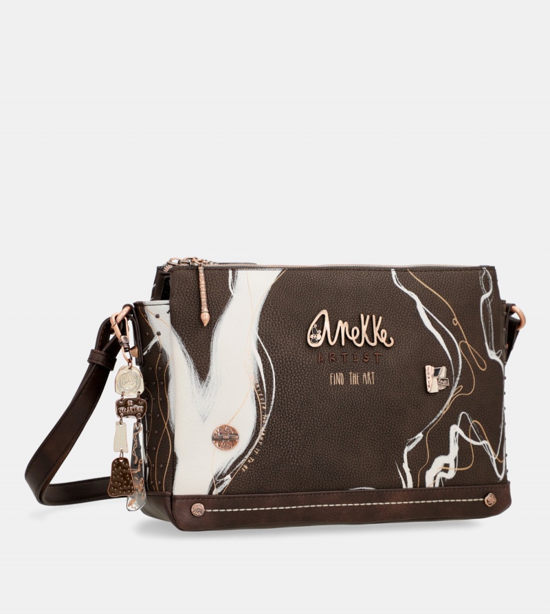 Anekke Nature Shodō 3 Compartment Women's Crossbody Bags | 3974652-OC