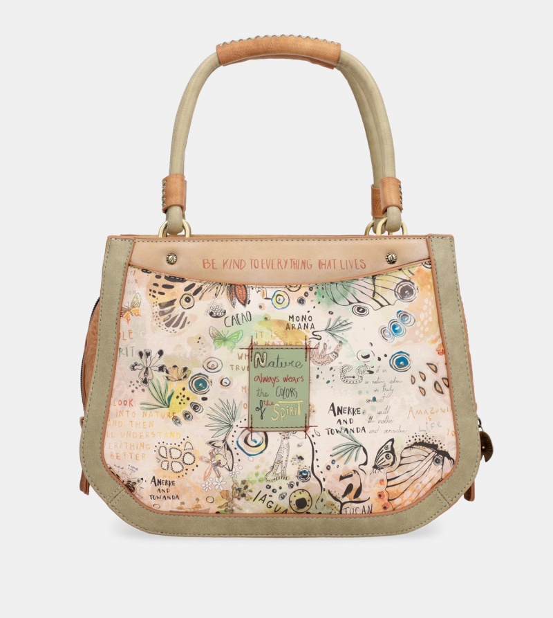 Anekke Printed Women's Tote Bags | 0456921-TG