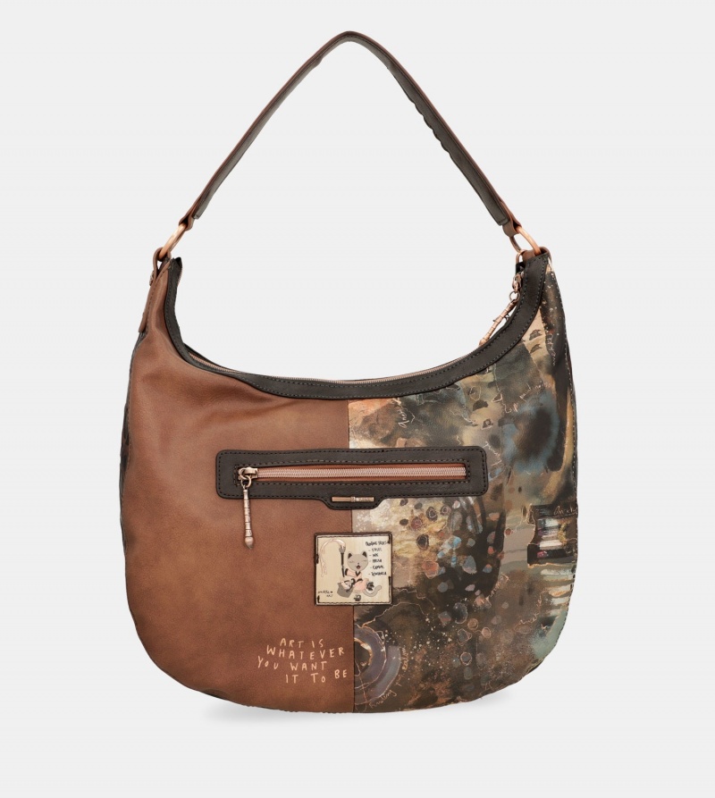 Anekke Shōen Oval Women's Shoulder Bags | 4086512-MQ